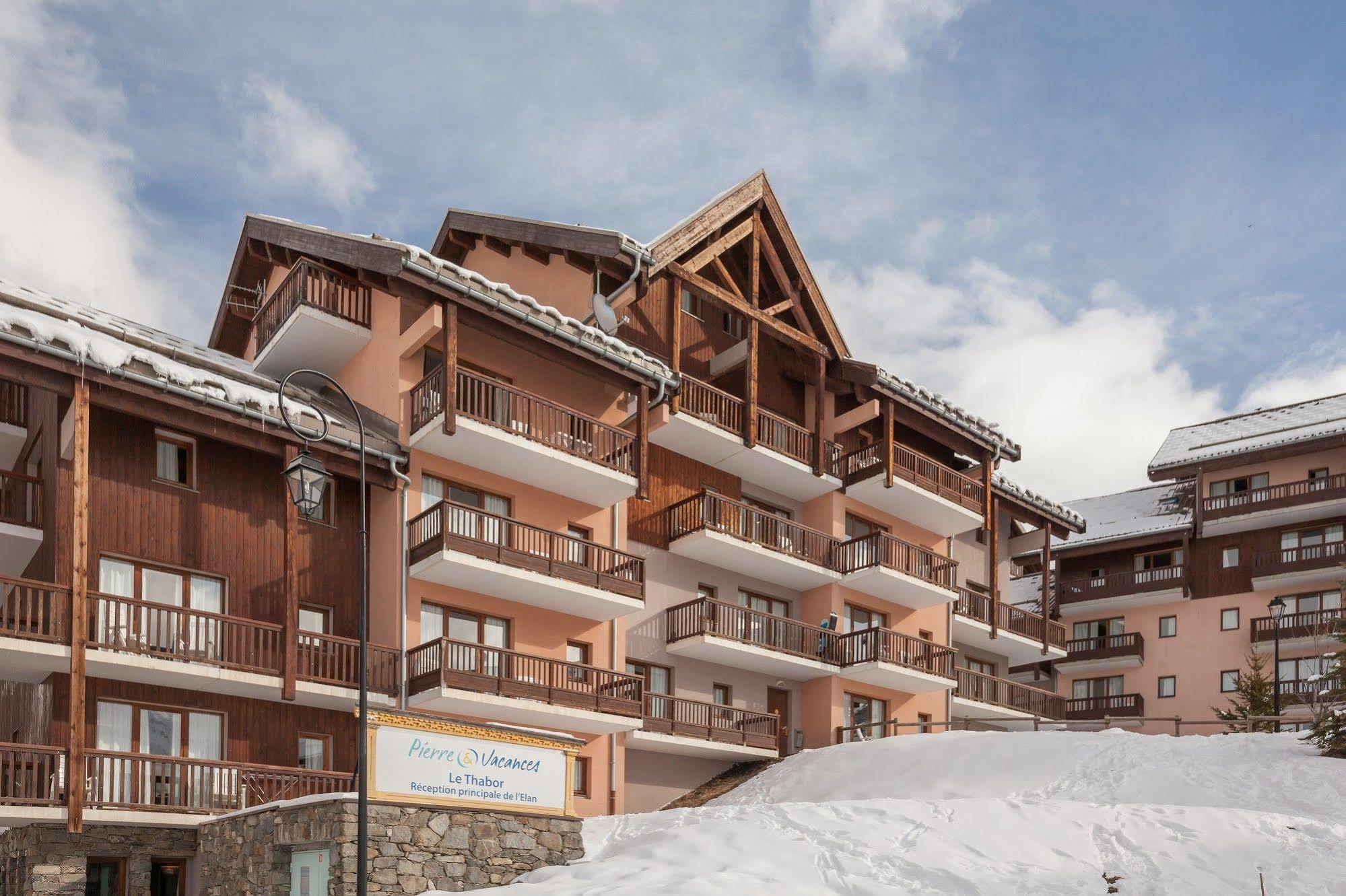 Residence Pierre & Vacances Le Thabor Valmeinier Exteriör bild